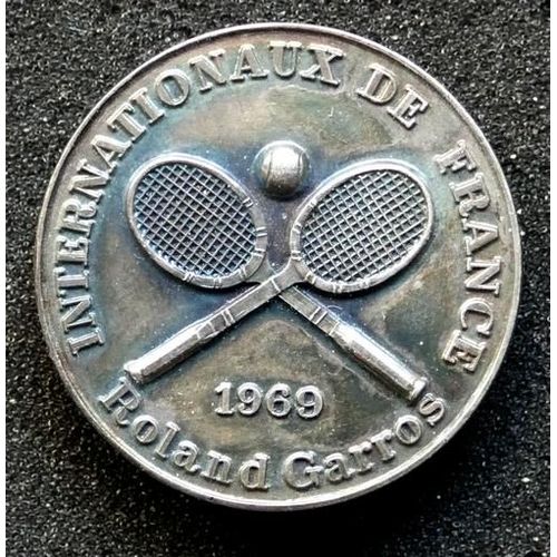Insigne Internationaux De France Roland Garros 1969 Arthus Bertrand