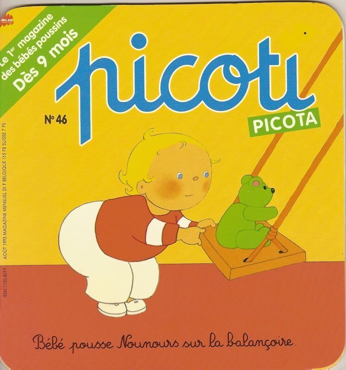 Picoti Picota N 46 Bebe Pousse Nounours Sur La Balancoire Rakuten