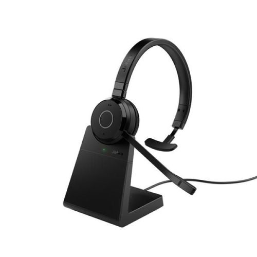 Jabra Evolve 65 Te Link MS Casque stéréo sans Fil avec Support