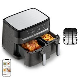Friteuse EY905B10 Dual Easy Fry & Grill Air fryer 8.3 L / 2.2kg Gris Charbon