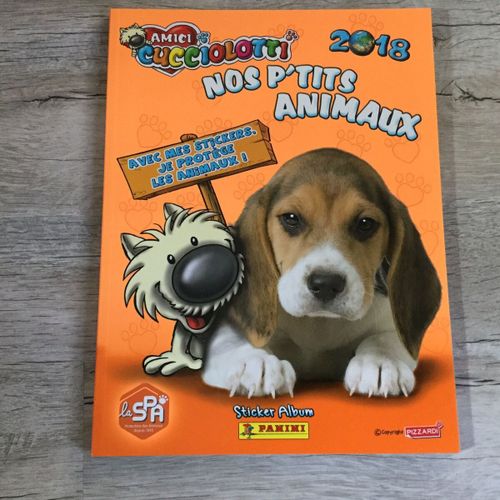 Album Sticker Nos P'tits Animaux 2018 - Panini