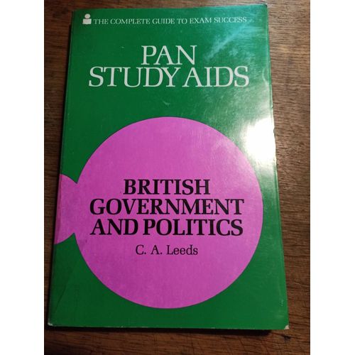 British Government And Politics , Pan Study Aids