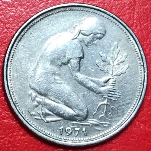 50 Pfennig - 1971 F - Allemagne