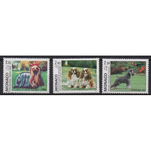 Monaco Timbres Les Chiens