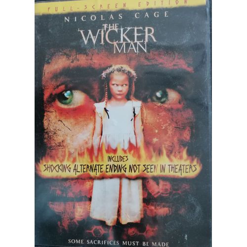 Dvd " The Wicker Man " Avec Nicols Cage 2006