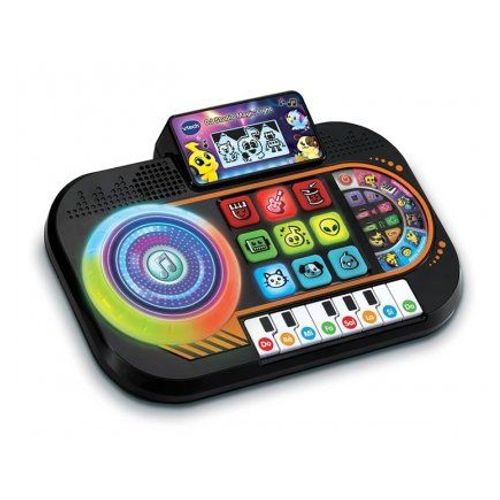 Platine Dj Studio Magic Light Enfant 3-7 Ans - Table De Mixage Kid, Interactive Et Lumineuse - 4 Modes De Jeu - Set Jouet Musique Et Carte