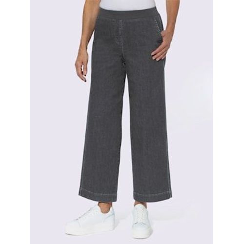 Jupe-Culotte En Jean 96% Coton - - Denim Gris