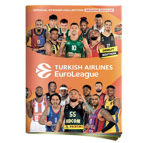 Stickers 2024/25 Turkish Airlines Euroleague Panini Official Sticker Collection Album