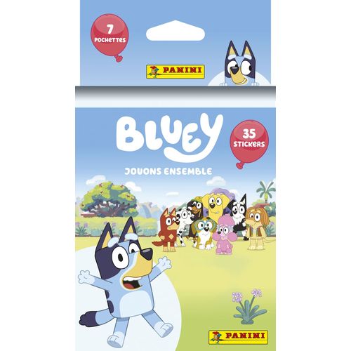 Stickers Bluey 2 Blister 7 Pochettes