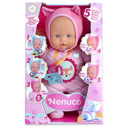 Nenuco Nenuco - Poupon 5 Fonctions - Rose