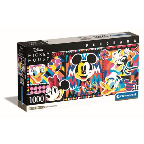 Puzzle Adulte Compact 1000 Pièces Panorama - Disney Classics