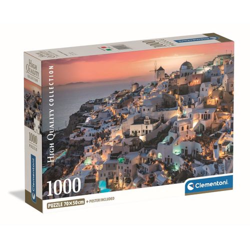 Puzzle Adulte Compact 1000 Pièces - Shades Of Santorini