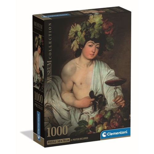 Puzzle Adulte Compact 1000 Pièces - Caravaggio : Bacchus