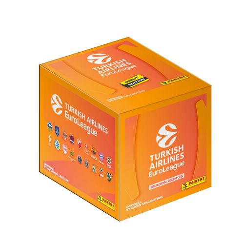 Stickers 2024/25 Turkish Airlines Euroleague Panini Official Sticker Collection Boite De 36 Pochettes