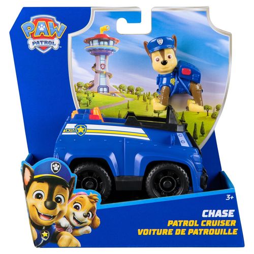 La Pat' Patrouille Vehicule + Figurine Chase La Pat' Patrouille