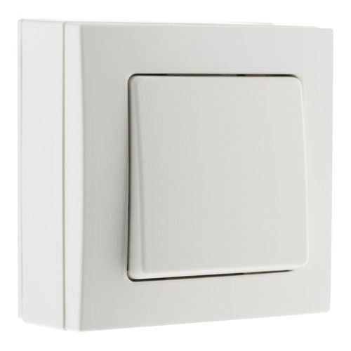 Lot de 3 interrupteurs en saillie Bel Vue - blanc - Zenitech