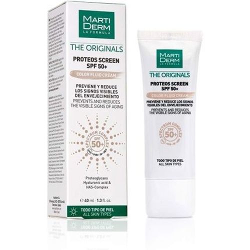 Crème Visage Teintée - Martiderm - The Originals - Spf50+ - Hypoallergénique - 40 Ml 