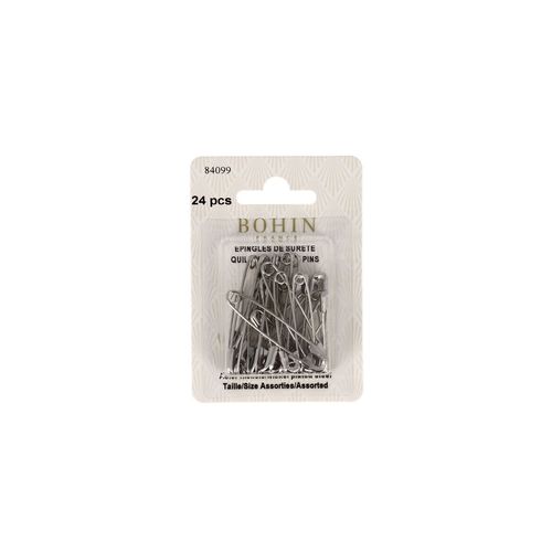 Epingle Surete Ressort Assortiment 2/4 Blister 24p (Boite De 5)