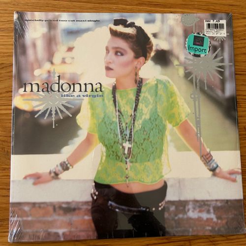 Original Maxi Single Like A Virgin Madonna 12" Import Us Scellé
