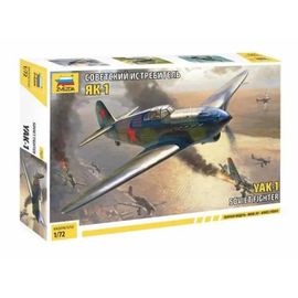 Zvezda - Maquette Avion Yak-1 Soviet Fighter |Zvezda|7327| 1:72 Maquette Char Promo - Ref : 15557-Zvezda