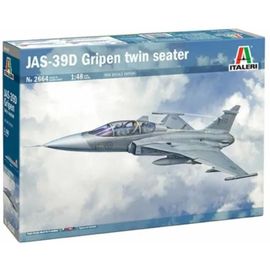 Italeri - Maquette Avion Jas 39 Gripen Twin Seater |Italeri|2664| 1:48 Maquette Char Promo - Ref : 15543-Italeri