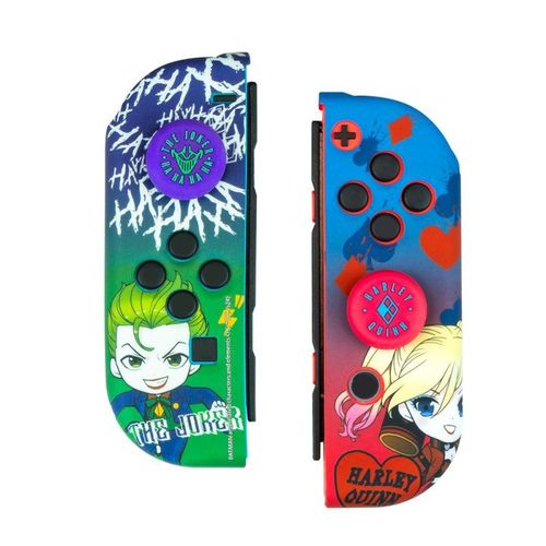Frtec - Combo Pack Switch Joker Et Harley Quinn, Compatible Avec Switch Et Oled, Grips Protecteurs, Personnalisation, Facile À