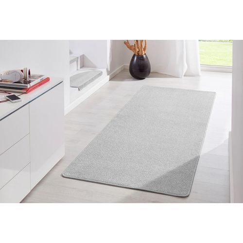 Tapis D'Intérieur Fancy - Tapis De Salon Uni Moderne En Velours Pour Salle À Manger, Salon, Chambre D'Enfant, Couloir, Chambre À Coucher, Cuisine - Gris, 80 X 300 Cm[X679]