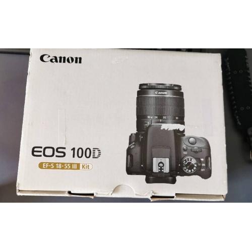 Canon EOS 100D 18 Mpix + Objectif 18-55 efs III - Noir