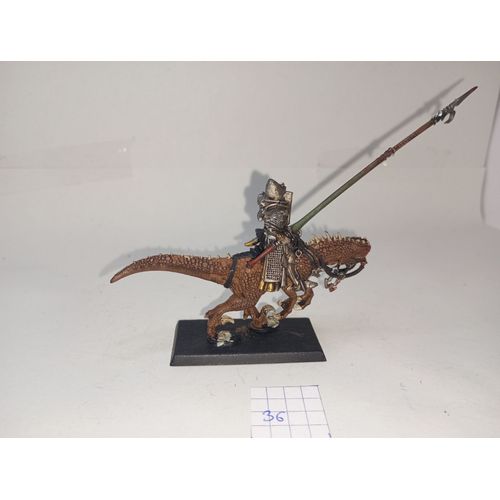 Figurines Peintes De 3 Cavaliers Dinosaures Elfes Noirs Warhammer Ad&d Heroquest Jeu De Role