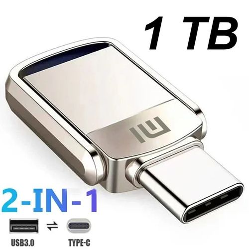 Clé USB Double Interface 1TB Sauvegarde et Partage Ultra Rapide