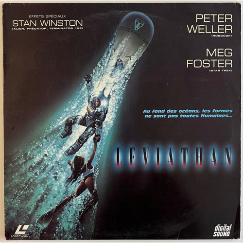 Laserdisc Leviathan 1989 Vf Rare !