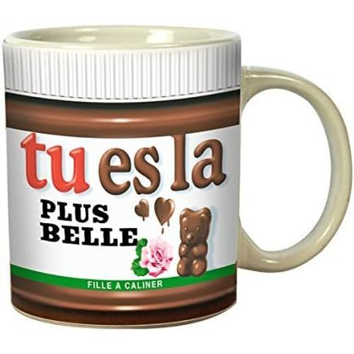 Mug Céramique Sérigraphié Tu Es La Plus Belle Dans Sa Boite