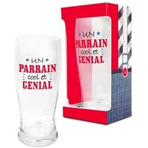 P2g Verre A Biere 18 Cm Un Parrain Cool Er Genial