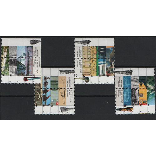 Israël Timbres Centenaire De La Ligne De Chemin De Fer Jaffa-Jérusalem 1992