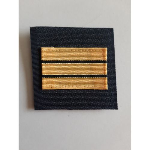 Grade Velcro De Poitrine  Sur Fond Bleu Neuf Grade Capitaine Armée De L'air