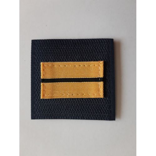 Grade Velcro Neuf Sur Fond Bleu Grade Lieutenant Armée De L'air