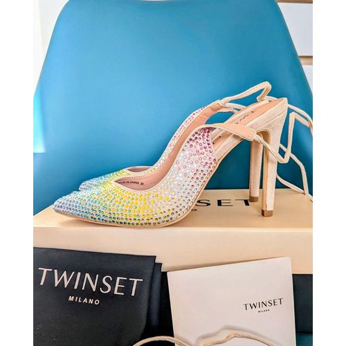 ?Escarpins Twinset Avec Diamants Fantasie Taille 36 Neufs?
