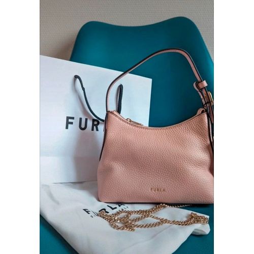 Furla sac rose en Cuir NEUF