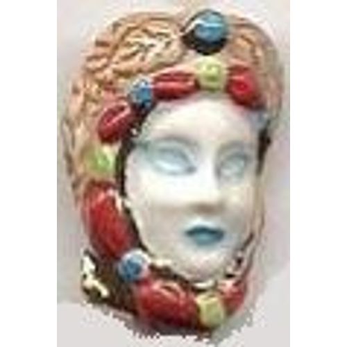Fève Masque Et Maquillage Bleu - Série Les Masques Vénitiens (2001)