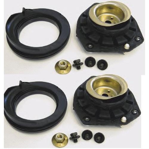 Lot De Deux Coupelles D'amortisseurs Avants Avec Roulement - Renault Megane Coupe 2.0 16v Turbo 09/2003-12/2009