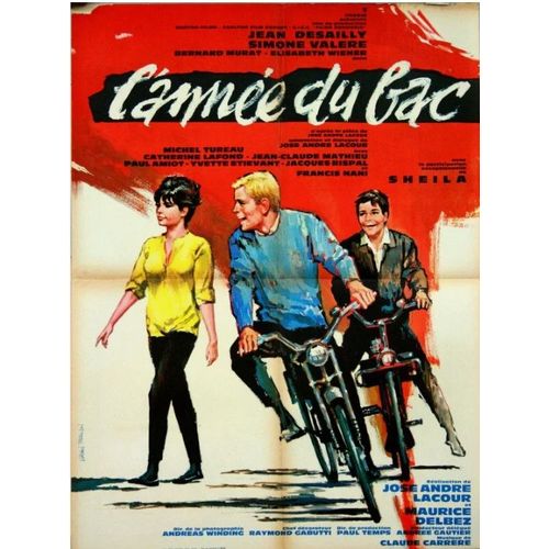 L'année Du Bac - Affiche Originale De Cinéma - Format 60x80 Cm - De José-André Lacour, Maurice Delbez Avec Jean Desailly, Simone Valère, Paul Amiot, Jacques Rispal, Sheila / Vanni Tealdi - 1964