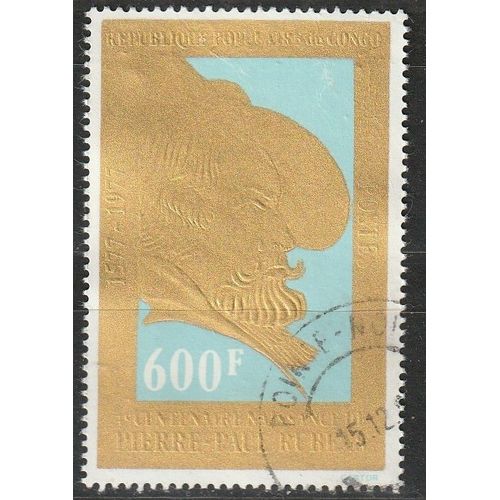 Très Beau Timbre Oblitéré Congo-Brazzaville, Peter Paul Rubens 1977 N° 468