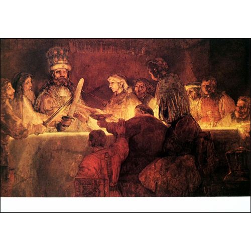Rembrandt 4 Cartes Postales Tableaux Peinture Reproduction