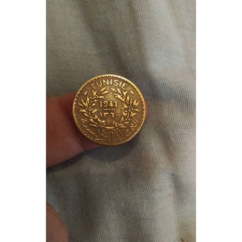 Pièce Bon Pour 1 Franc Tunisie 1941