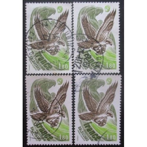 France N°2018 X 4 Oblitéré