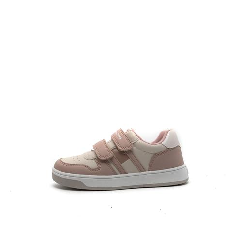 Sneakers Tommy Hilfiger Flag Coupe Basse Sneaker Velcro Rose/beige