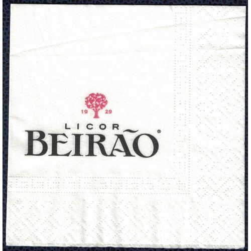 Portugal Serviette Papier Paper Napkin Liqueur Licor Beirão