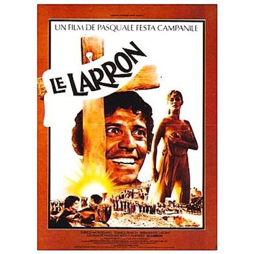 *** Le Larron De Pasquale Festa Campanile - 1982 - Enrico Montesano - Edwige Fenech - Bernadette Lafont - Affiche De Cinéma Originale - 39 X 53 (Ferracci) (Pliée En 2 D'origine Petits Usages) - Be***