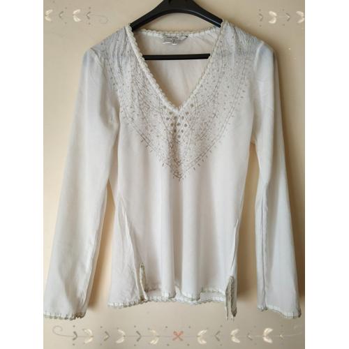 Tunique Blanche Zara Basic