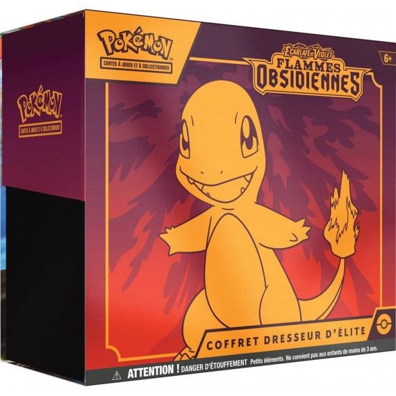 Pokémon Ev03 - Coffret Dresseur D'élite Ecarlates Et Violet - Flamm...